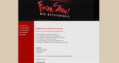Desktop Screenshot of froh-sinn.ch